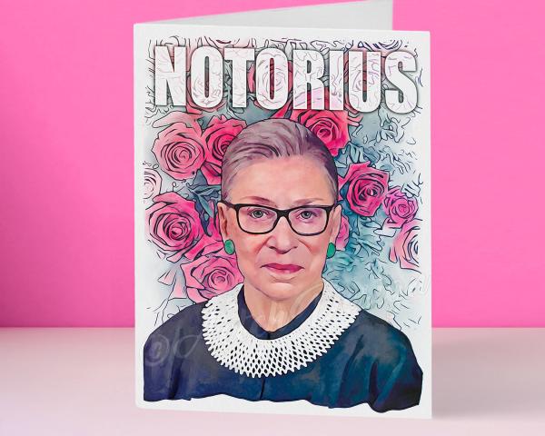 Notorius RBG notecards picture