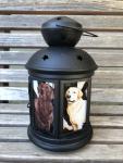 Labrador dog, pet Lantern, Nightlight. Perfect for bedside or bathrooms, includes battery tea light