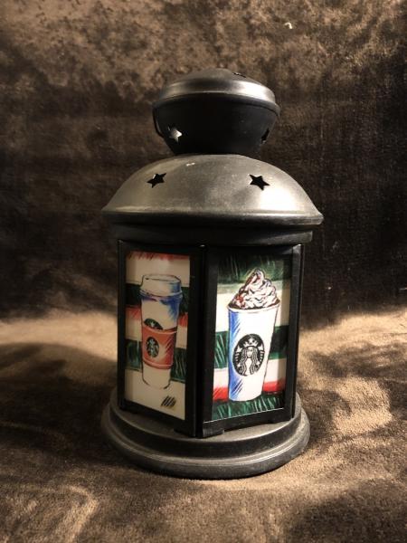 Starbucks Holiday Christmas Coffee Lantern, Nightlight. Perfect for bedside or bathrooms, includes battery tea light picture