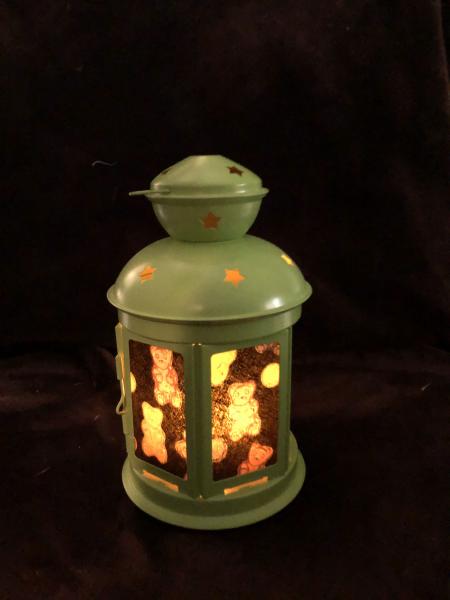 Gummy Bear Candy Lantern, Nightlight. Perfect for bedside or bathrooms, includes battery tea light picture