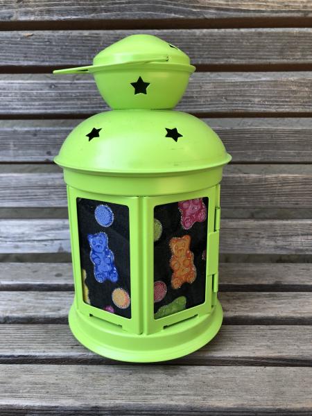 Gummy Bear Candy Lantern, Nightlight. Perfect for bedside or bathrooms, includes battery tea light picture