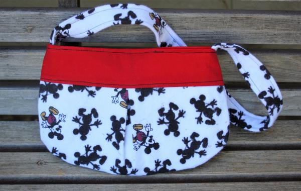 Child sized Mickey Mouse Disney small bag, child sized or small purse.  Lined in Coordinated cotton