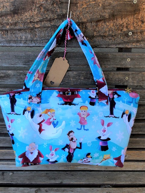 Frosty the Snowman Cosmetic/Lunch/Makeup bag,