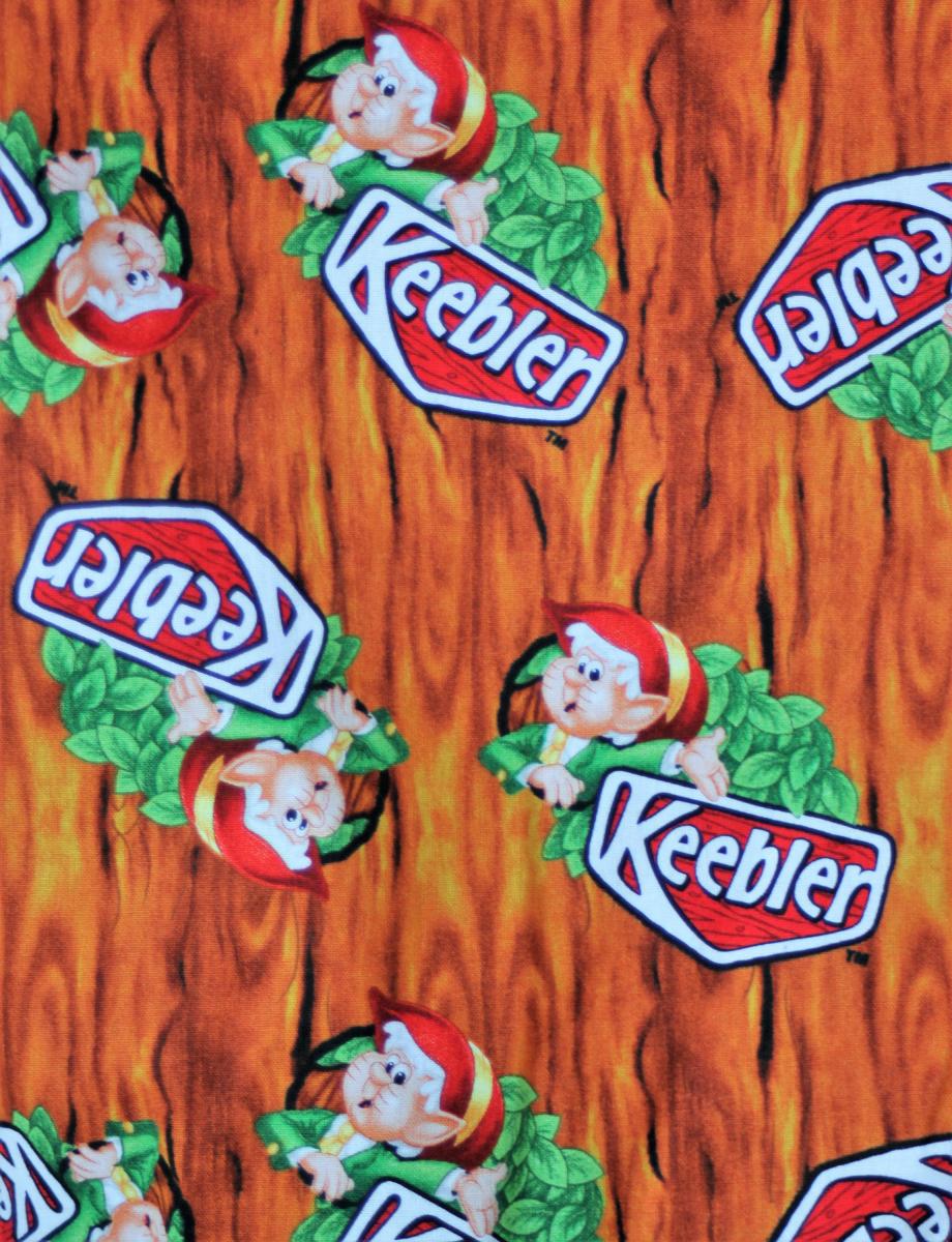 Keebler Elves tote fabric tote, Reusable shopping bag, Great for groceries, lunch, books, diapers or overnight bag Canvas lined and bottom picture