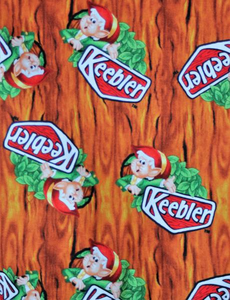 Keebler Elves tote fabric tote, Reusable shopping bag, Great for groceries, lunch, books, diapers or overnight bag Canvas lined and bottom picture