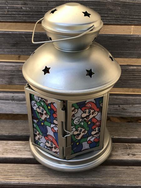 Nintendo Mario Video Game Lantern, Nightlight. Perfect for bedside or bathrooms, includes battery tea light picture