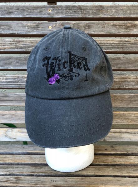 Wicked Embroidered hat on a Baseball trucker dad Hat Cap, Adjustable hat, adult picture