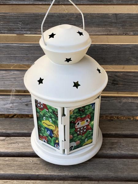 Animal Crossing Lantern, Nightlight. Perfect for bedside or bathrooms, includes battery tea light picture