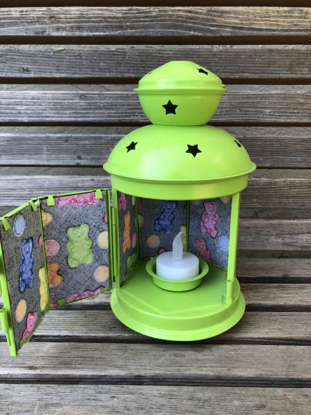 Gummy Bear Candy Lantern, Nightlight. Perfect for bedside or bathrooms, includes battery tea light picture