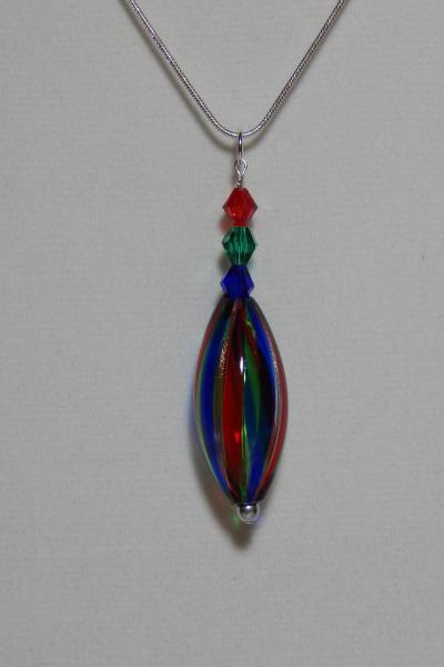 See Options Venetian Blown Glass Pendants-Oval picture