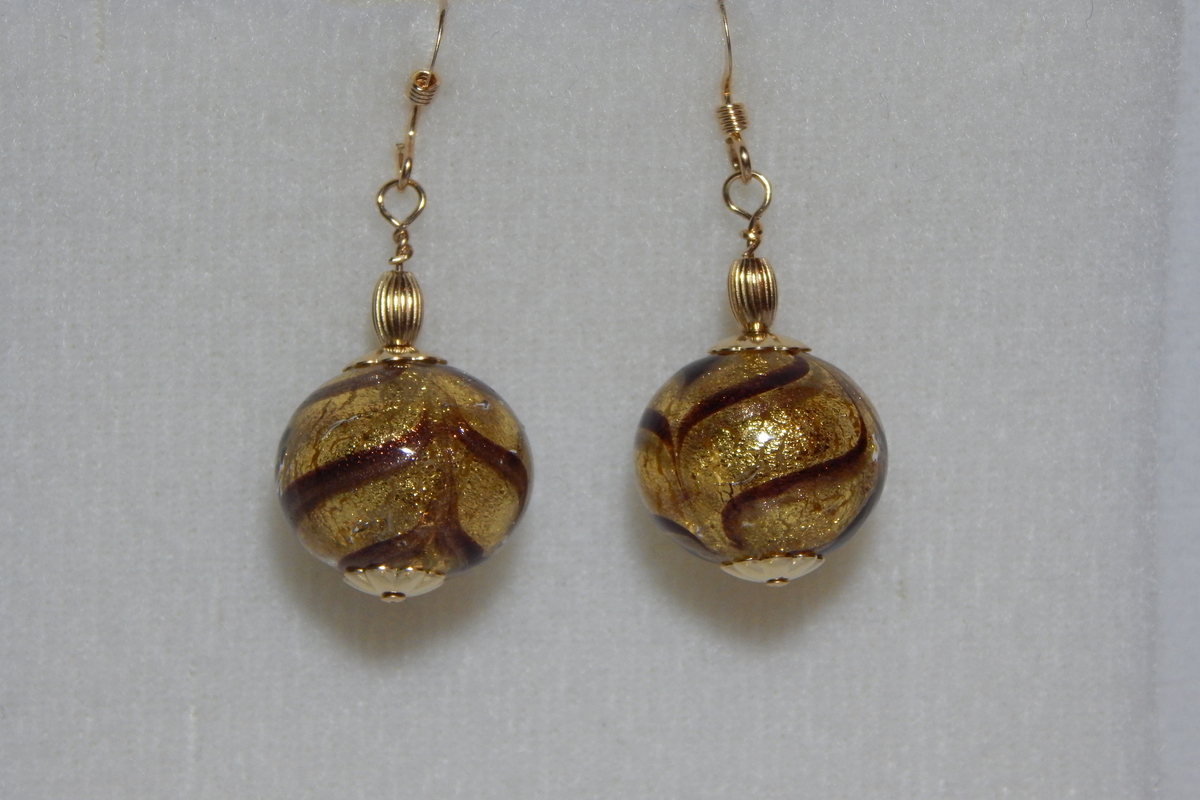 See Options Venetian Glass Earrings-Many Styles-$19.95 picture