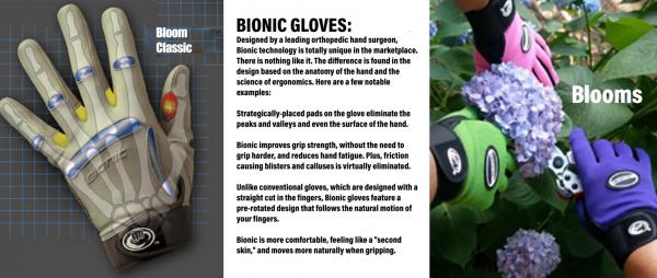 Bionic 'Blooms' Garden Gloves picture