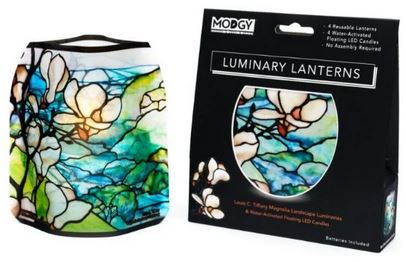 Festive & Fabulous Expandable Luminary 4 pack with tealights included picture