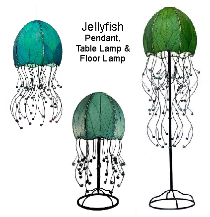 Jellyfish Lamps-- 3 styles