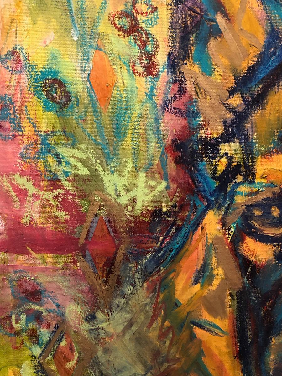 Festive Friend (German Shepard)  Stickers, Home Goods and Prints (reproductions) picture