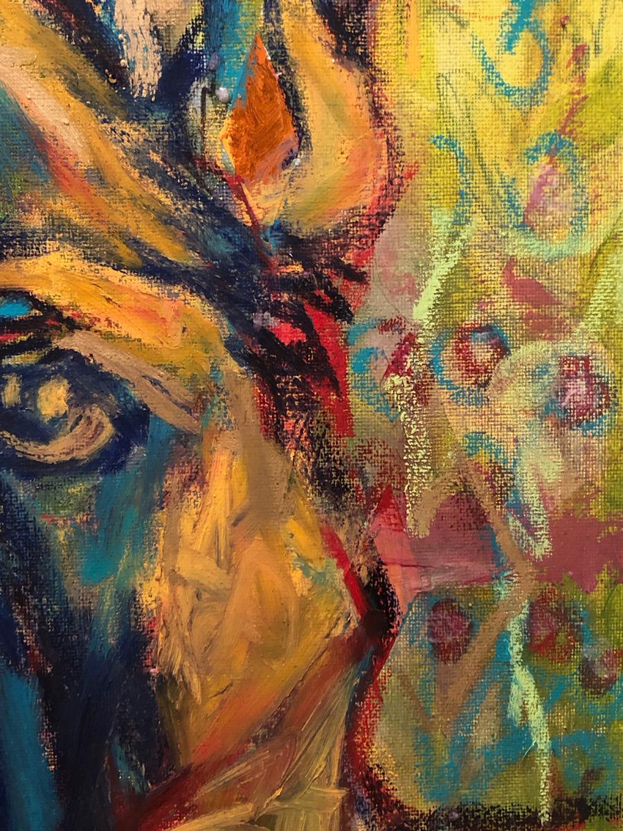 Festive Friend (German Shepard)  Stickers, Home Goods and Prints (reproductions) picture