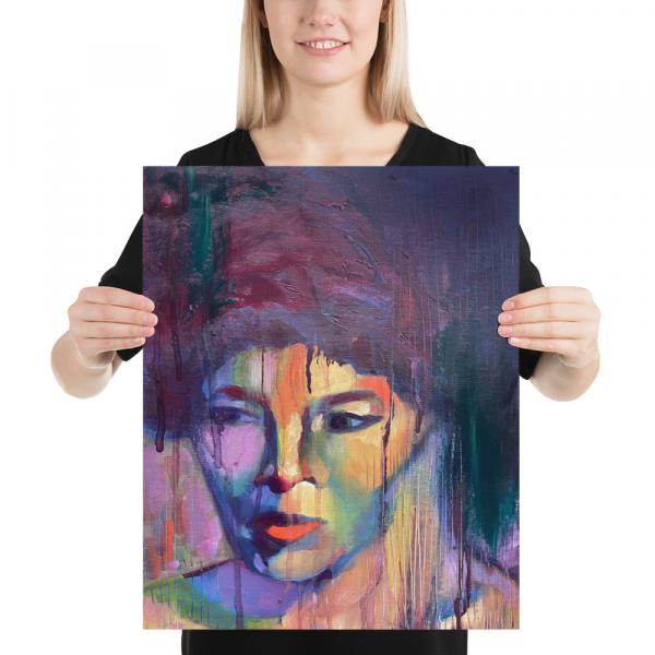 November Woman #02 Prints & Original Oil Painting picture