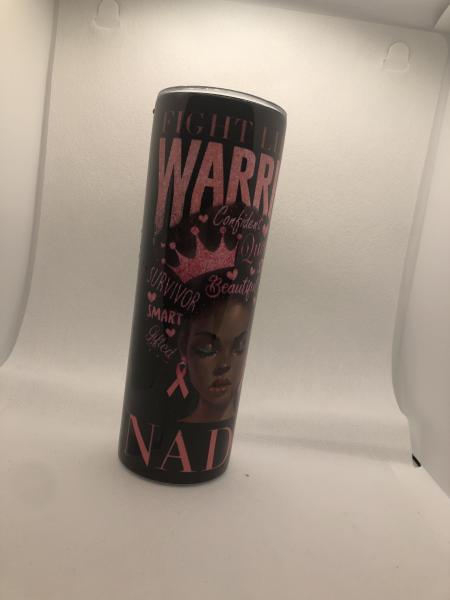 Breast Cancer Warrior Tumbler picture