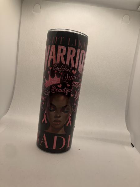 Breast Cancer Warrior Tumbler picture