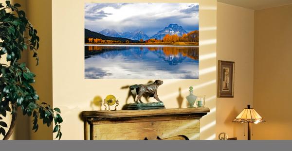 0652 Fall Colors at Oxbow Bend Limited Edition Photograph on Metal picture