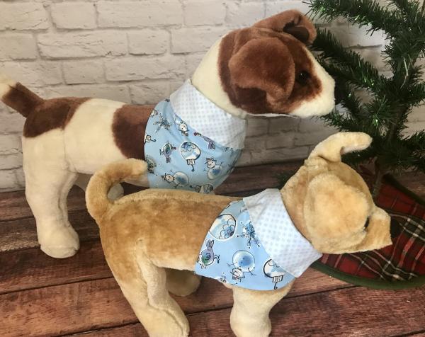 Holiday slip on collar dog bandana picture