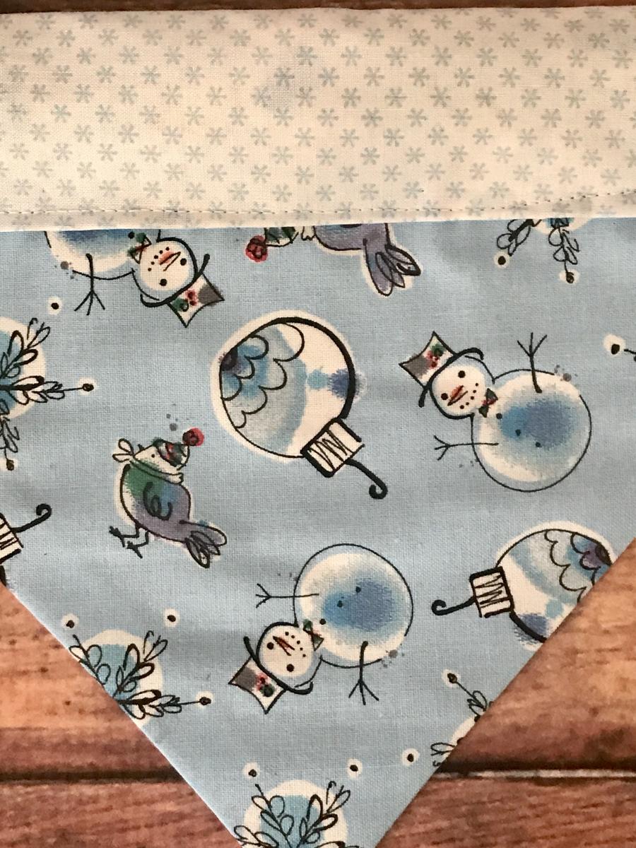 Holiday slip on collar dog bandana picture