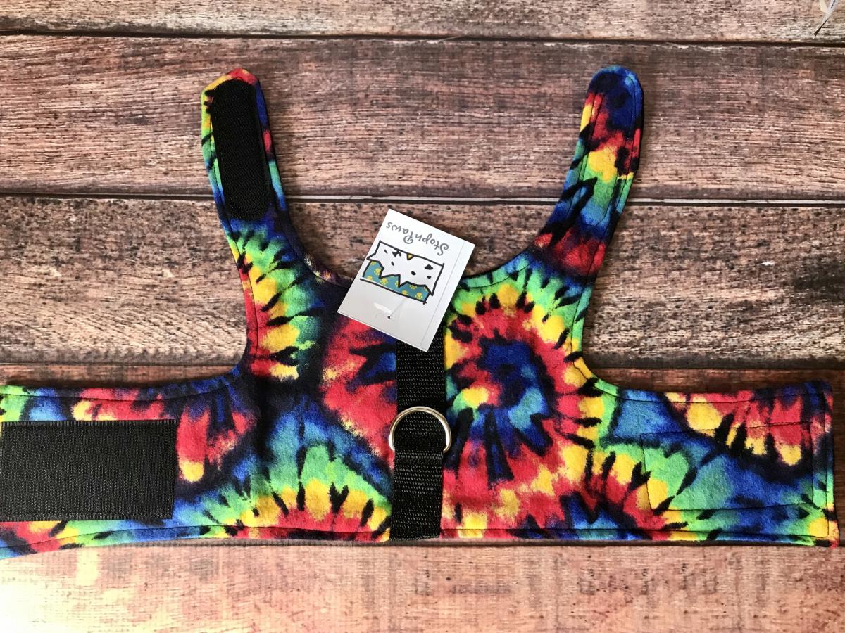 Tie Dye Dog Harness picture