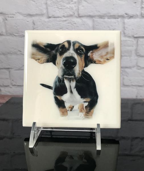 Dog Lover Art Tile picture