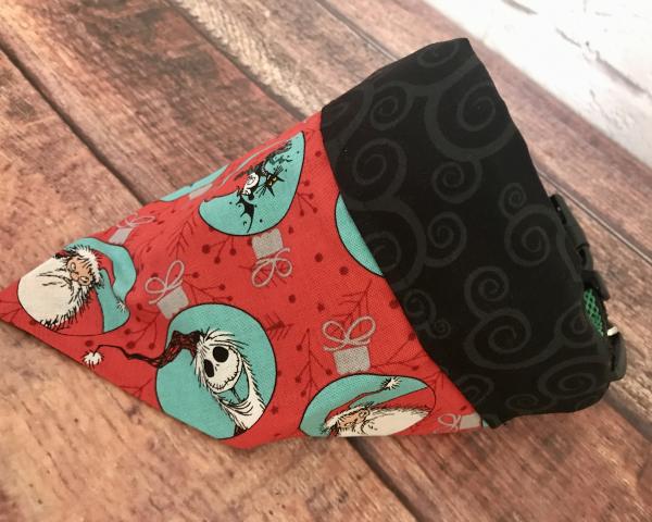 Jack & Santa slip on collar dog Bandanas picture