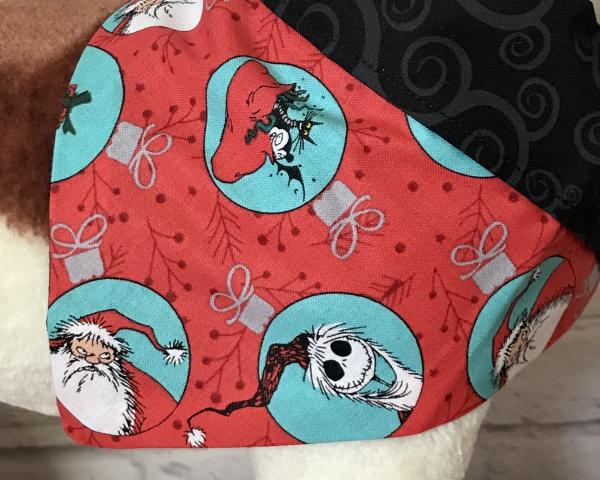 Jack & Santa slip on collar dog Bandanas picture