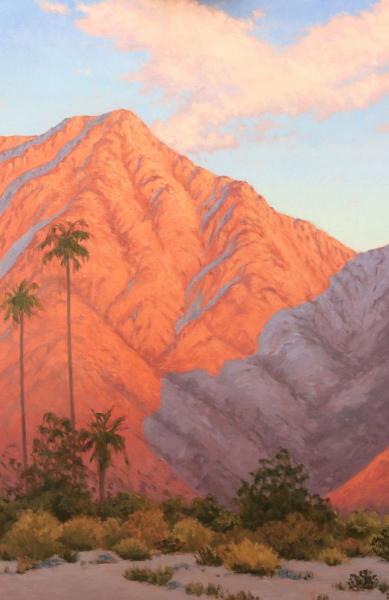 First Light on the Mountains 24" w x 36"h picture