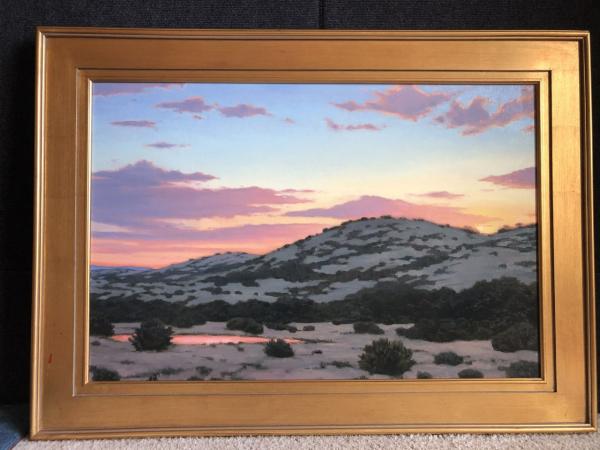 Sunset Over the Watering Hole 36"w x 24"h picture