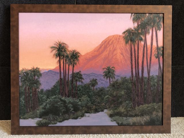 Sunset Glow Through the Palms28"w x 22"h picture