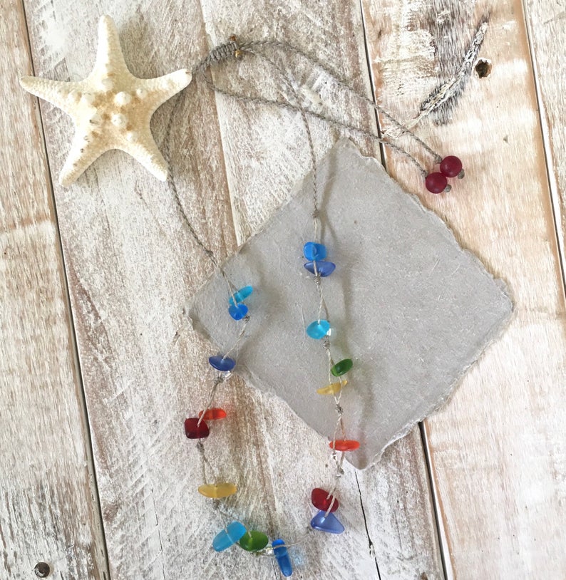 Del Mar Sea Glass Adjustable Necklace picture