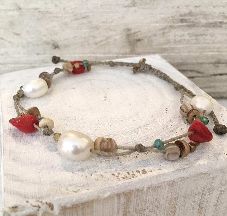 Natural Gemstone Princessa Bracelet or Anklet picture