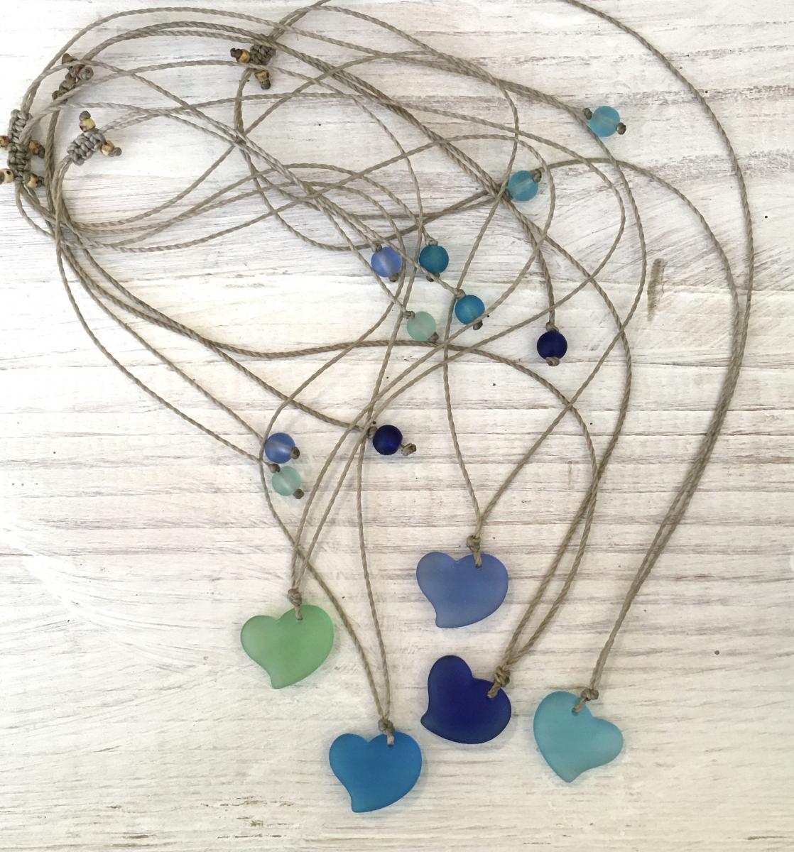 Sea Glass Heart Necklace picture