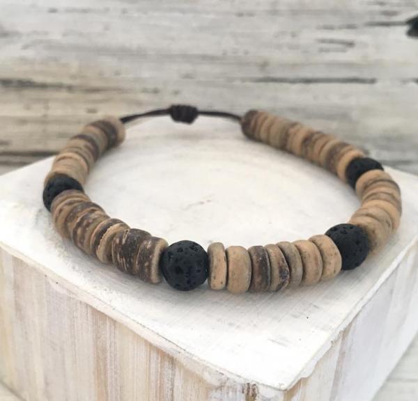 Lava Rock & Coconut Bracelet picture