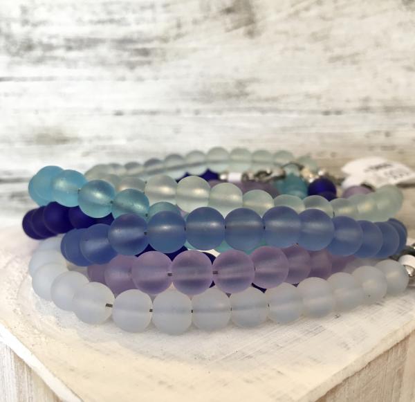 Classic Sea Glass Stacker Bracelet picture