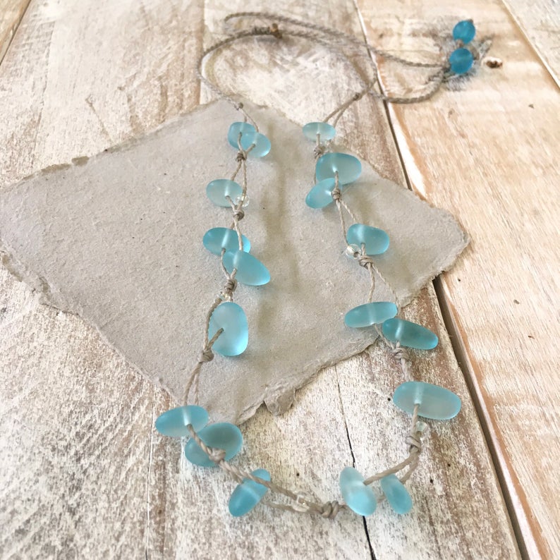 Del Mar Sea Glass Adjustable Necklace picture