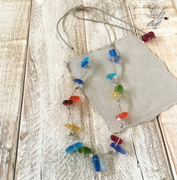 Del Mar Sea Glass Adjustable Necklace picture