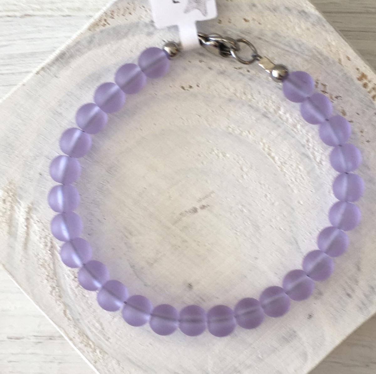 Classic Sea Glass Stacker Bracelet picture