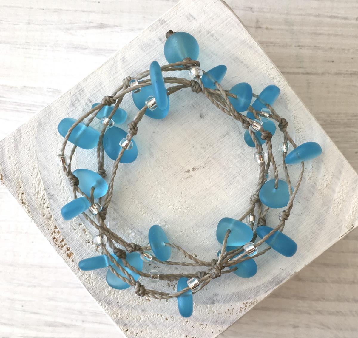 Freestyle Sea Glass Necklace in Your Choice of Color picture