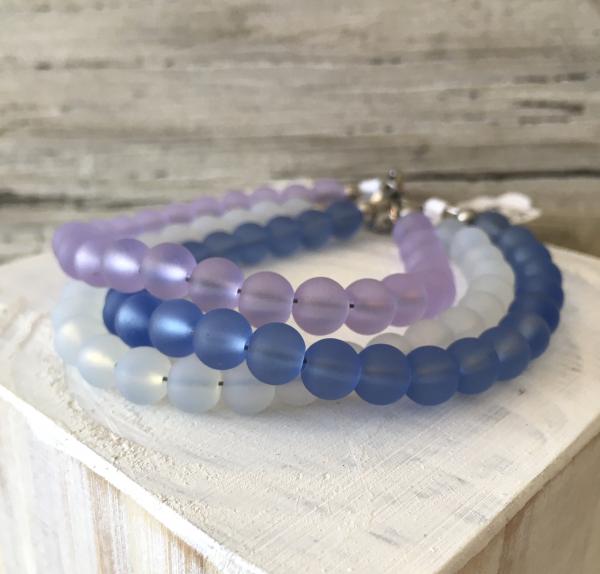 Classic Sea Glass Stacker Bracelet picture