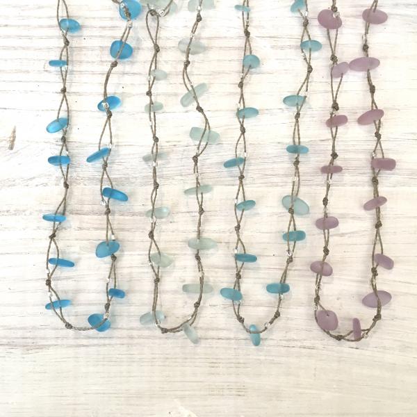 Freestyle Sea Glass Necklace in Your Choice of Color picture