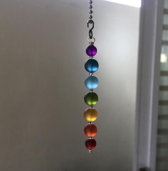 Rainbow Chakra Ceiling Fan or Light Pull picture