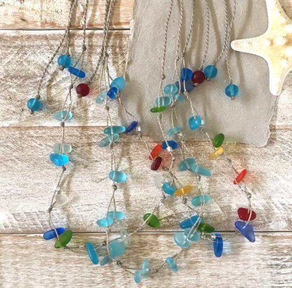 Del Mar Sea Glass Adjustable Necklace
