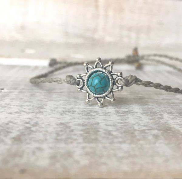 Turquoise Sun Beach Bracelet or Anklet picture