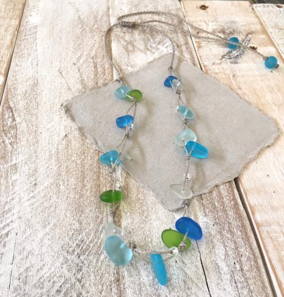 Del Mar Sea Glass Adjustable Necklace picture