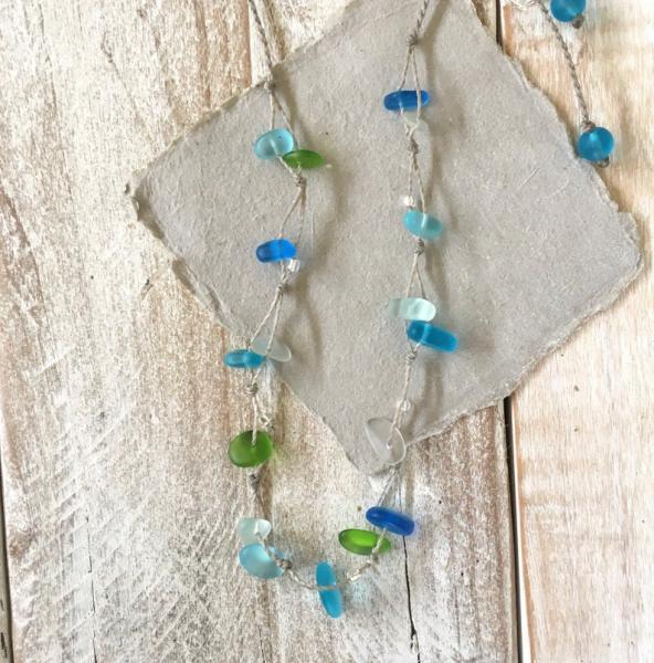 Del Mar Sea Glass Adjustable Necklace picture