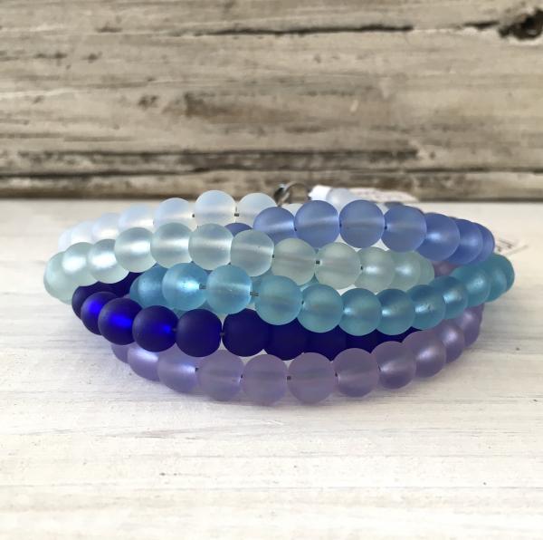 Classic Sea Glass Stacker Bracelet picture